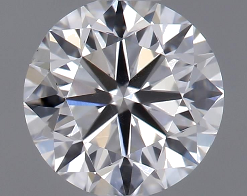 0.42 carat F-SI1 Very Good cut Natūralus Round Deimantas (1)