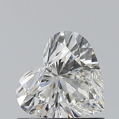 0.7 carat I-VVS1 Natūralus Heart Deimantas (1)