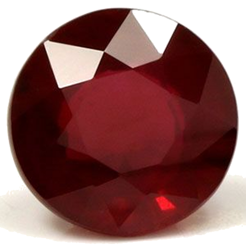 0.83 carat RED Round Rubinas (1)