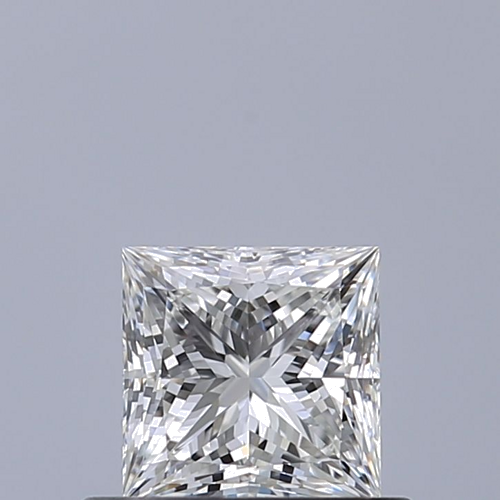 0.53 carat G-VVS2 Natūralus Princess Deimantas (1)