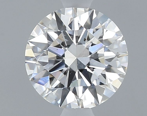 0.46 carat F-SI1 Excellent cut Natūralus Round Deimantas (1)