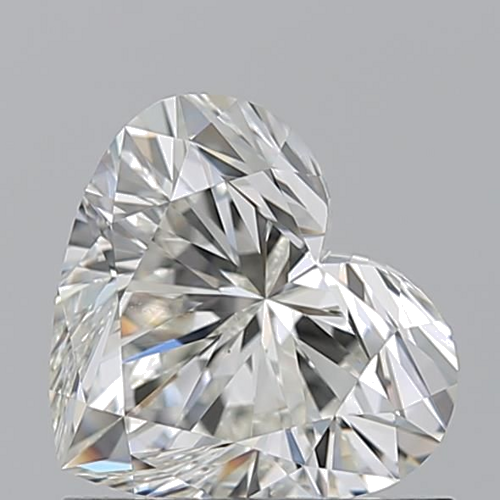 0.93 carat J-VS1 Natūralus Heart Deimantas (1)