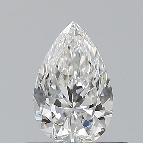 0.5 carat F-VVS1 Natūralus Pear Deimantas (1)