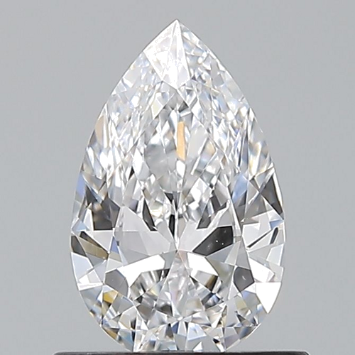 0.65 carat D-VS1 Natūralus Pear Deimantas (1)