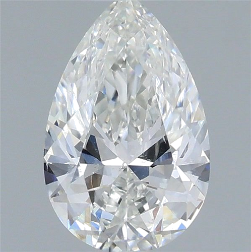 0.53 carat G-SI1 Natūralus Pear Deimantas (1)