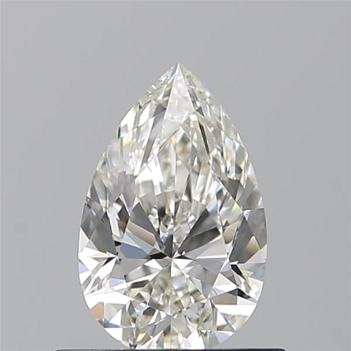 0.7 carat H-VVS2 Natūralus Pear Deimantas (1)