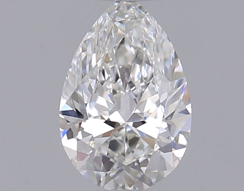 0.33 carat F-VVS1 Natūralus Pear Deimantas (1)