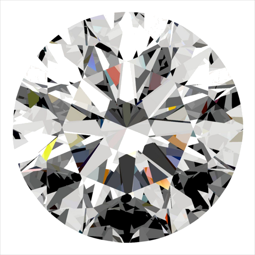 0.3 carat F-VS2 Excellent cut Natūralus Round Deimantas (1)