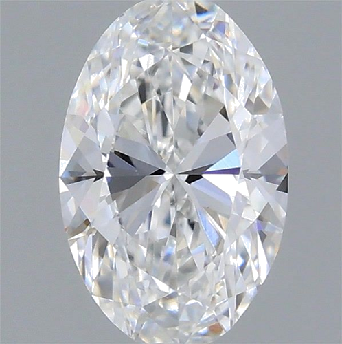 0.45 carat E-VS2 Natūralus Oval Deimantas (1)