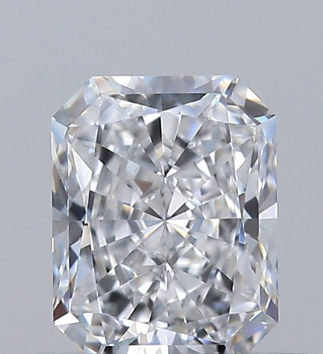 0.5 carat D-VVS2 Natūralus Radiant Deimantas (1)