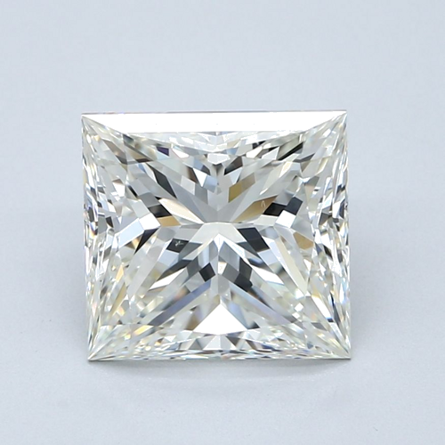 4.02 carat J-VS1 Natūralus Princess Deimantas (1)