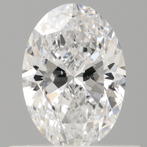 0.6 carat D-SI2 Natūralus Oval Deimantas (1)
