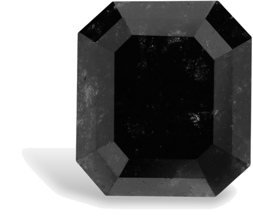 2.82 carat Fancy Black-VVS2 Natūralus Emerald Deimantas (1)