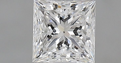 0.72 carat E-SI1 Natūralus Princess Deimantas (1)