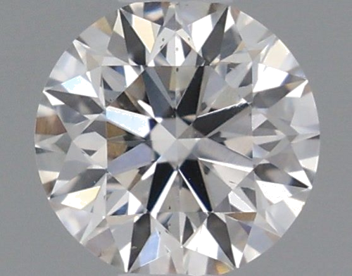 0.37 carat K-SI1 Excellent cut Natūralus Round Deimantas (1)