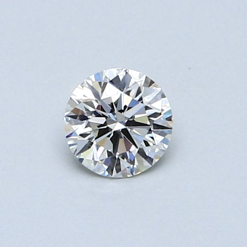 0.39 carat H-VVS1 Very Good cut Natūralus Round Deimantas (1)