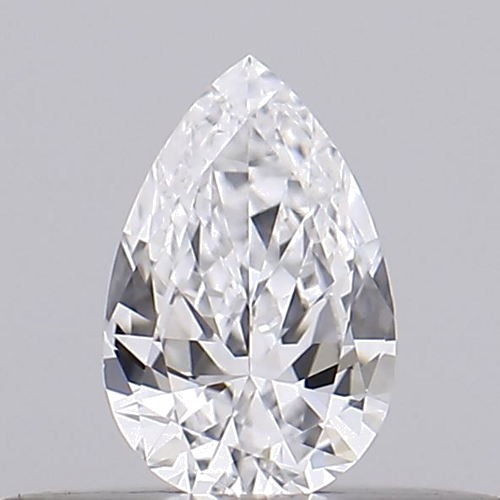 0.18 carat D-VS1 Natūralus Pear Deimantas (1)