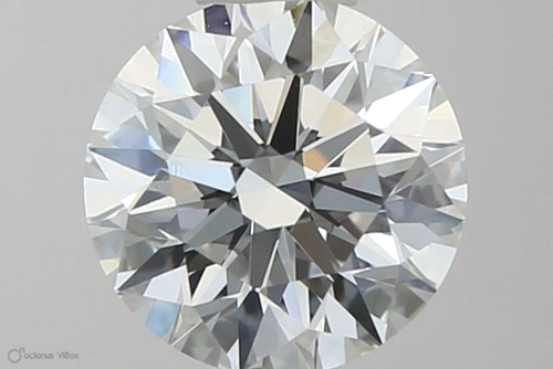 0.61 carat F-VVS2 Excellent cut Natūralus Round Deimantas (1)
