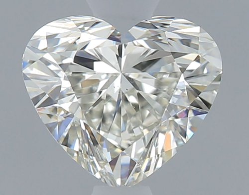 0.6 carat J-SI1 Natūralus Heart Deimantas (1)
