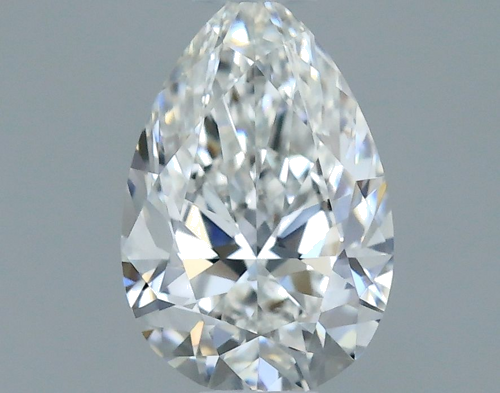 0.3 carat F-VVS1 Natūralus Pear Deimantas (1)