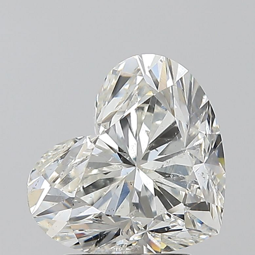 2.5 carat I-SI2 Natūralus Heart Deimantas (1)