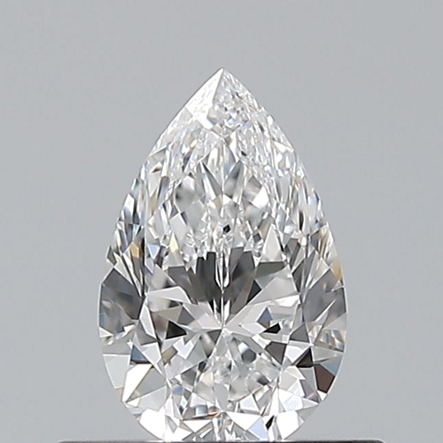 0.5 carat E-VS2 Natūralus Pear Deimantas (1)