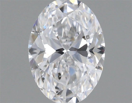 0.51 carat D-SI2 Natūralus Oval Deimantas (1)