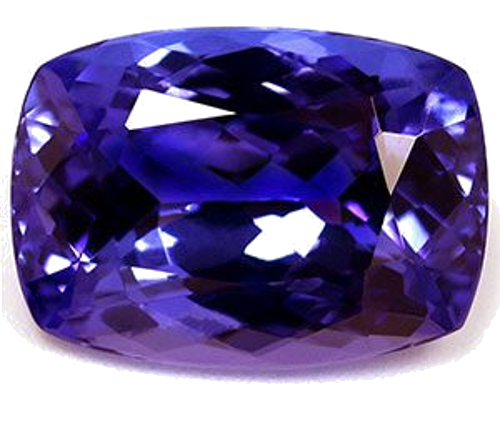 4.91 carat BLUE Cushion Tanzanite (1)