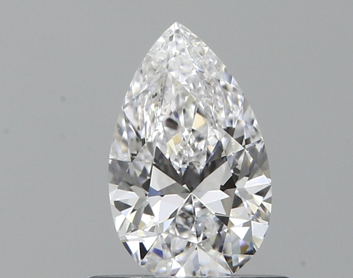 0.5 carat D-IF Natūralus Pear Deimantas (1)