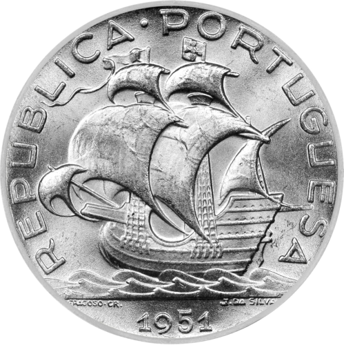2.5 Escudo Portugalija (1932-1951) sidabrinė moneta (1)