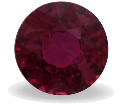 0.68 carat RED Round Rubinas (1)