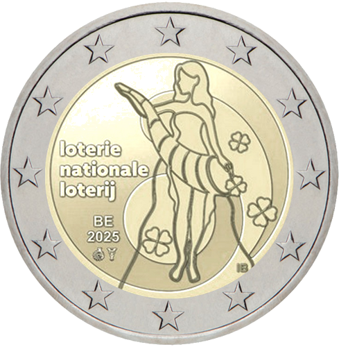 2025 Belgium National Lottery 2 Euro Coin (2)