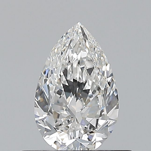0.5 carat E-VS1 Natūralus Pear Deimantas (1)