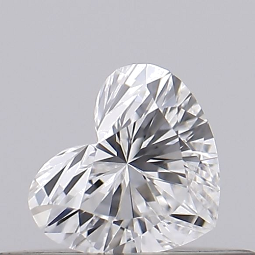 0.2 carat E-VVS2 Natūralus Heart Deimantas (1)