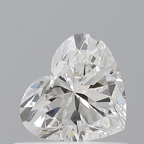 0.53 carat F-IF Natūralus Heart Deimantas (1)