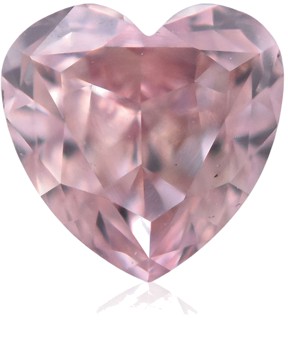 0.27 carat Fancy Orangey Pink-VS2 Natūralus Heart Deimantas (1)