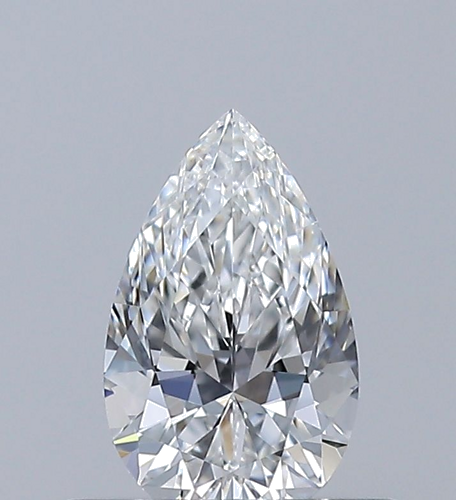 0.4 carat E-VS2 Natūralus Pear Deimantas (1)