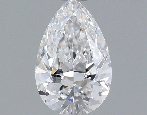 0.4 carat D-VS2 Natūralus Pear Deimantas (1)