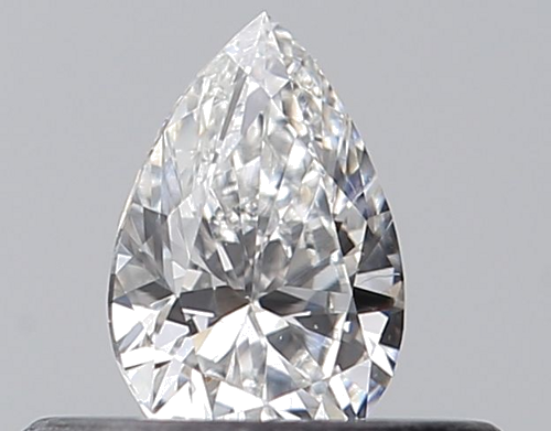 0.25 carat E-VVS2 Natūralus Pear Deimantas (1)