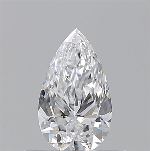 0.5 carat D-VS2 Natūralus Pear Deimantas (1)