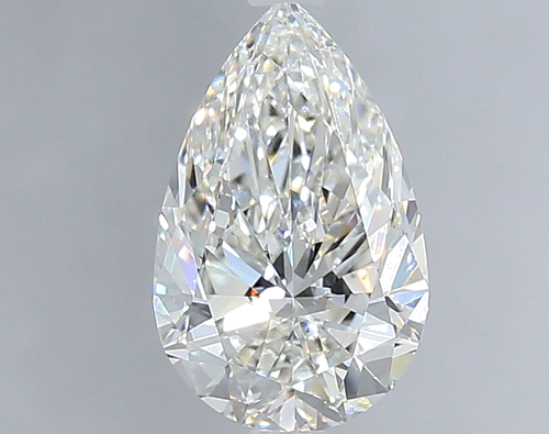 1.1 carat G-VS2 Natūralus Pear Deimantas (1)