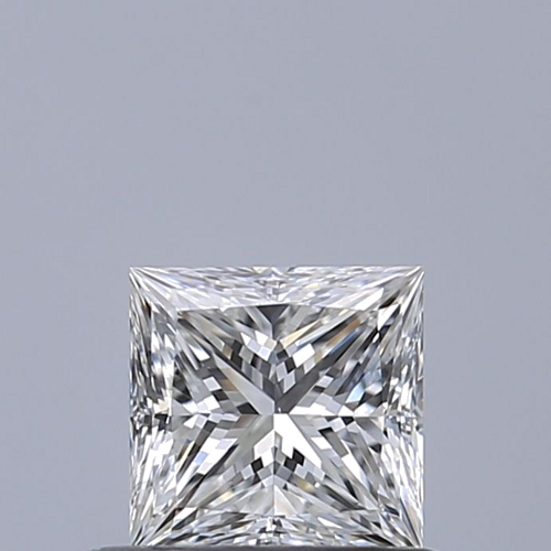 0.5 carat E-VS1 Natūralus Princess Deimantas (1)
