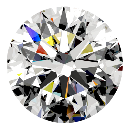 0.3 carat E-SI2 Very Good cut Natūralus Round Deimantas (1)