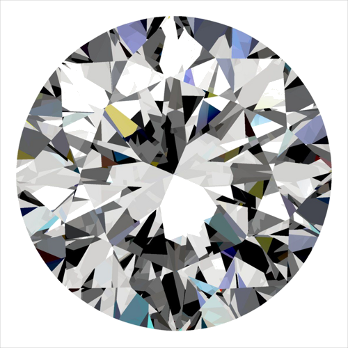 0.3 carat H-VVS2 GD cut Natūralus Round Deimantas (1)
