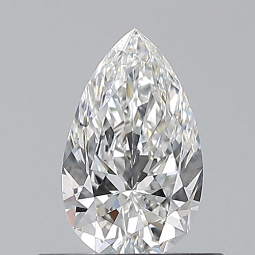 0.51 carat E-VVS2 Natūralus Pear Deimantas (1)