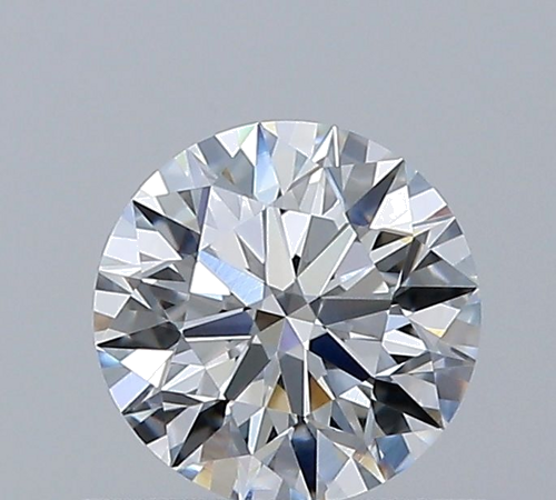 0.5 carat F-IF Excellent cut Natūralus Round Deimantas (1)