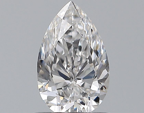 0.7 carat D-VS1 Natūralus Pear Deimantas (1)