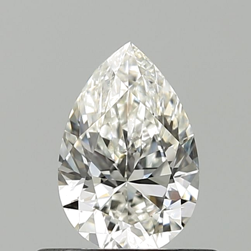 0.5 carat G-SI1 Natūralus Pear Deimantas (1)