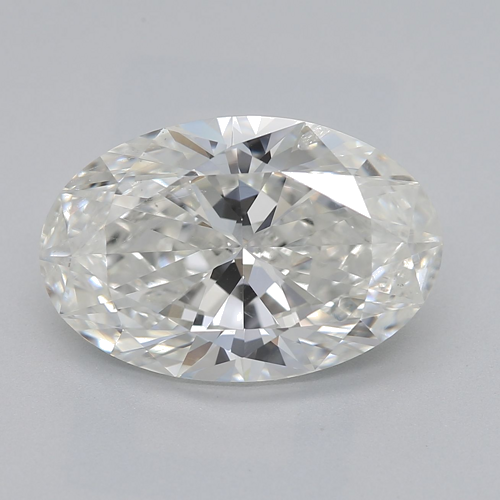 3.01 carat H-SI2 Natūralus Oval Deimantas (1)