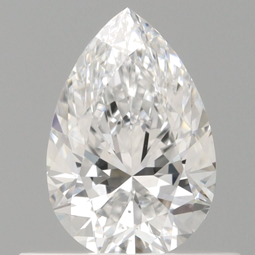 0.51 carat D-VS2 Natūralus Pear Deimantas (1)